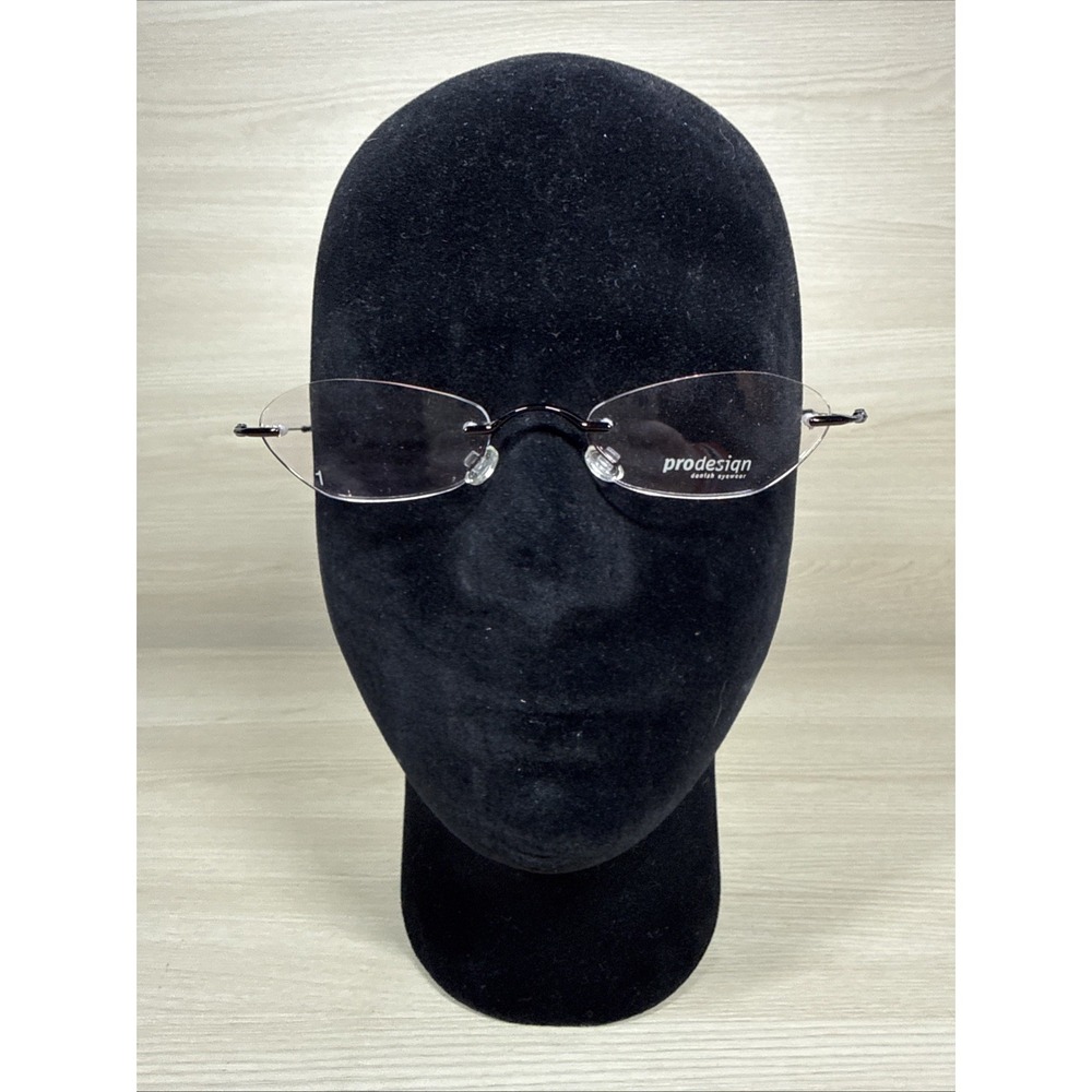 NEW PRODESIGN DANISH HERITAGE 8100 C.3832 Frameless Eyeglasses 48-19 Maroon